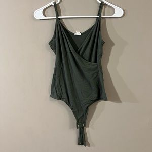 Green soft bodysuit